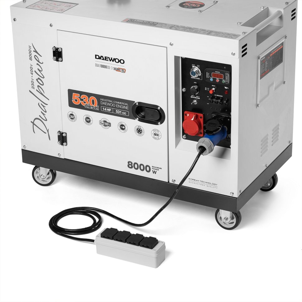 Генератор дизельный Daewoo DDAE 10000DSE-3
