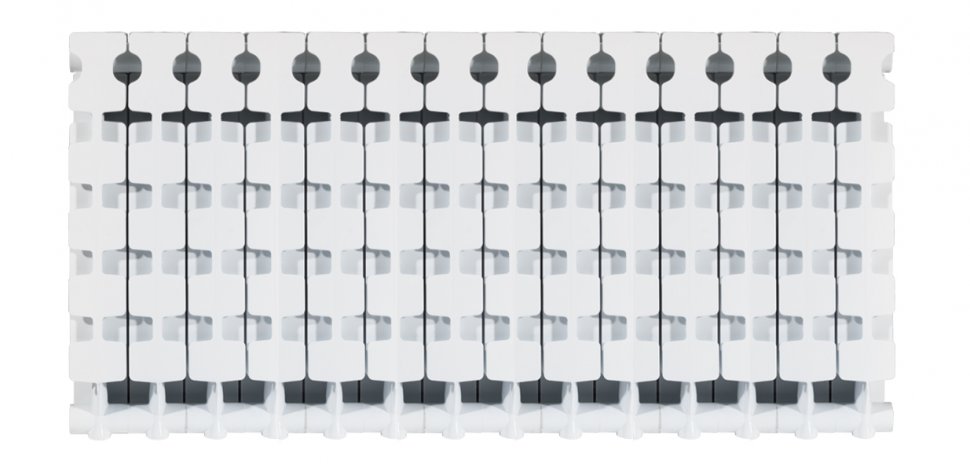 Алюминиевый радиатор отопления Fondital 500/100 Exclusivo D3 Plus 14 секций