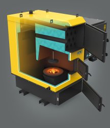 Напольный твердотопливный котел Pereko KSR Pro 100