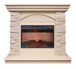 Каминокомплект RealFlame Elford STD/EUG/24/25'5/HL WT с очагом Irvine 24