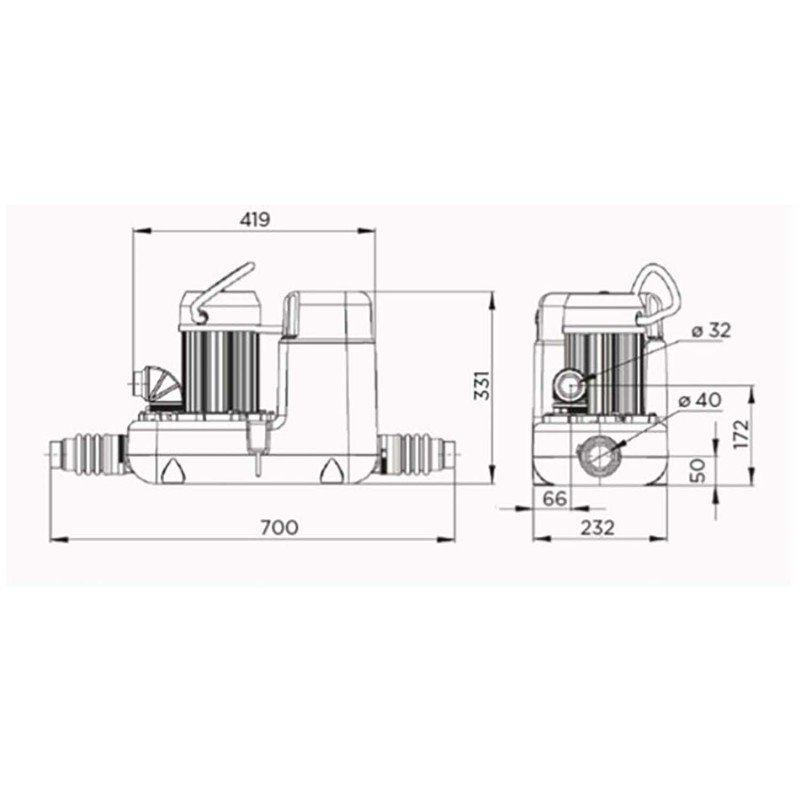 Канализационная установка SFA SANICOM