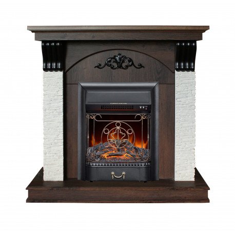 Каминокомплект RealFlame Corfino NT с очагом Majestic Lux Black S