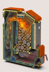 Твердотопливный котел Теплодар Куппер Мега-32