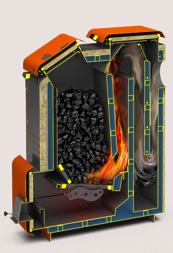 Твердотопливный котел Теплодар Куппер Мега-32