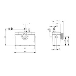 Канализационная установка SFA SANIACCESS 2