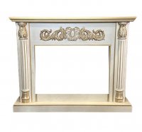 Портал Interflame Лорд бежевый с золотой патиной под очаги Foton 21-33/Panoramic 33