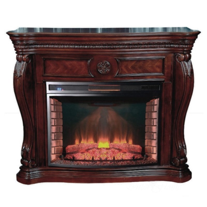 Каминокомплект Interflame Лексингтон темный дуб с очагом Panoramic 33 LED FX QZ