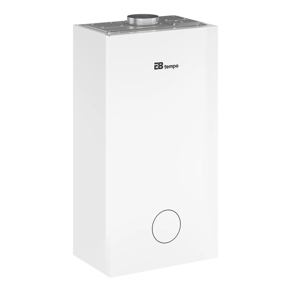 Настенный газовый котел E8 tempo GHD24W (белая стеклянная панель)
