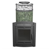 Печь банная PROMetall Атмосфера XL Змеевик ламель+сетка с тоннелем