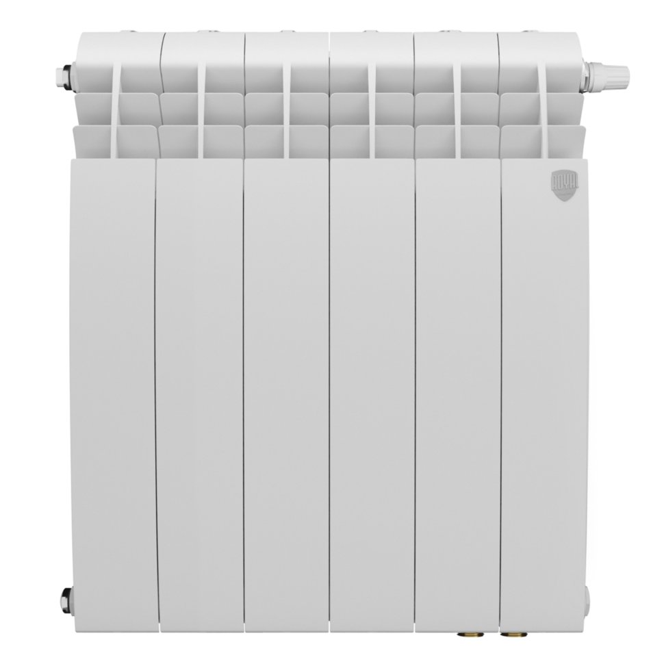 Биметаллический радиатор отопления Royal Thermo BiLiner 500 Bianco Traffico VR80 6 секций