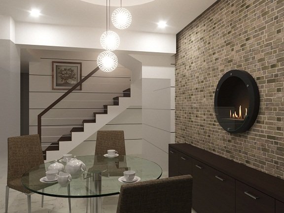 Настенный биокамин Lux Fire Иллюзион 800 Н S БКС-И800S