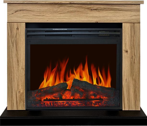 Каминокомплект Royal Flame Bergen SFT с очагом Jupiter FX New дуб галифакс (разборный)