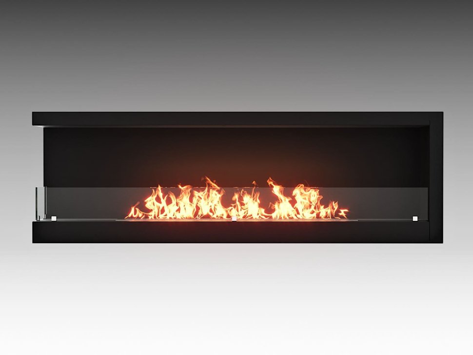 Встроенный биокамин Lux Fire Угловой 1500 SL левый угол