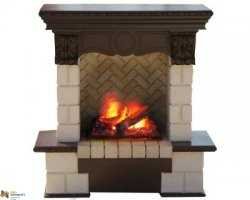 Электрический камин Dimplex Pierre Luxe угловой + очаг Cassete 400