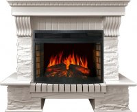 Каминокомплект Royal Flame Pierre Luxe сланец белый c очагом Dioramic 25 FX