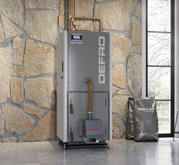 Напольный твердотопливный котел Defro Bioslim 15