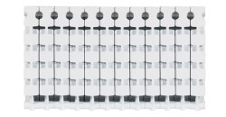 Алюминиевый радиатор отопления Fondital 350/100 Calidor Super B4 (12 секций)