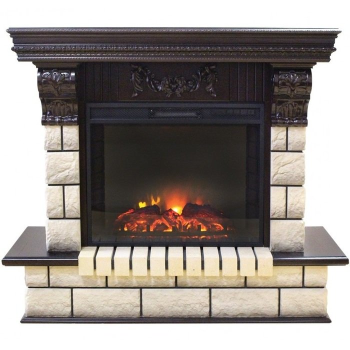 Каминокомплект RealFlame Gracia  25'5/24  AO с очагом Sparta 25,5 LED