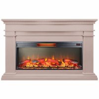 Каминокомплект Interflame Грейс с очагом Foton 42 LED FX QZ бежевый