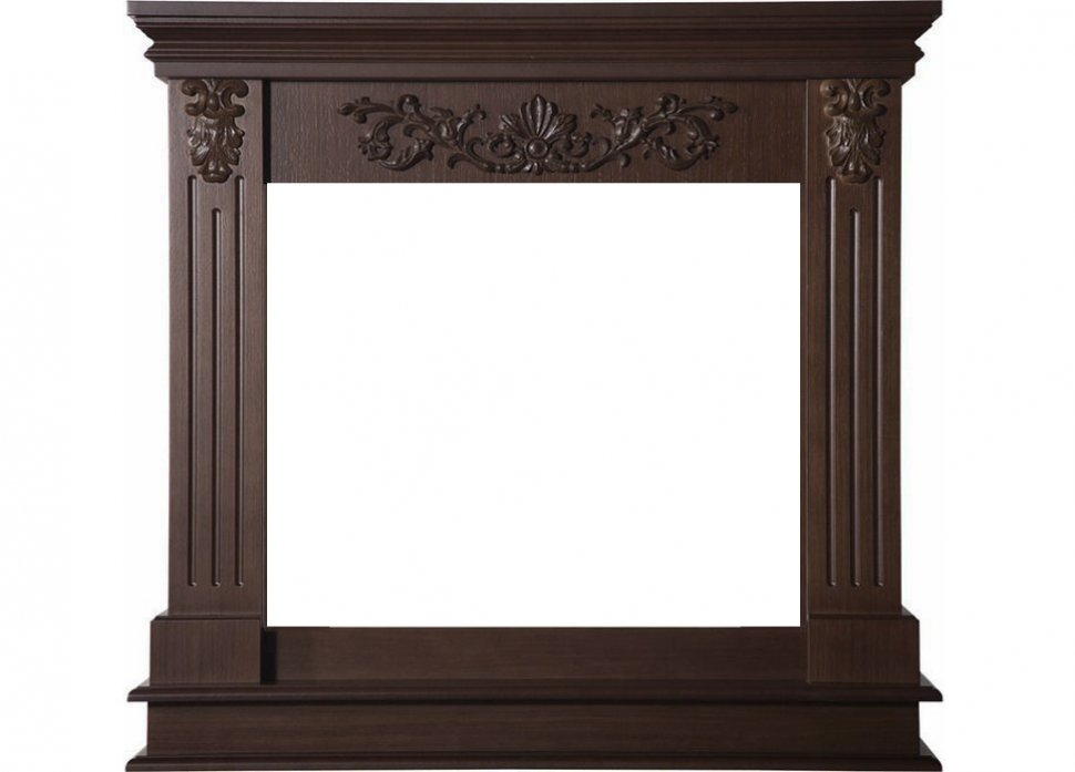 Портал Interflame Берта Люкс темный дуб под очаг Foton 23 LED FX