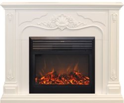 Каминокомплект RealFlame Victoria 26 WT с очагом MoonBlaze LUX Black