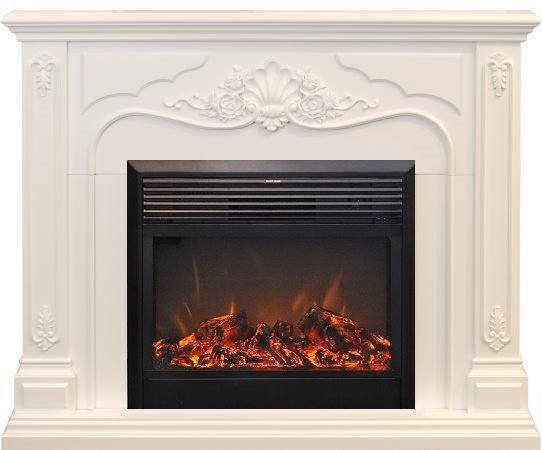 Каминокомплект RealFlame Victoria 26 WT с очагом MoonBlaze LUX Black