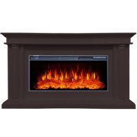 Каминокомплект Interflame Элеганс с очагом FreeSpace 40 LED FX QZ темный дуб