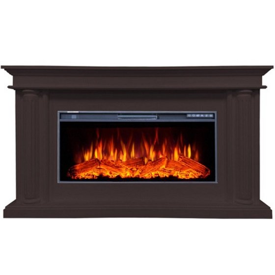 Каминокомплект Interflame Элеганс с очагом FreeSpace 40 LED FX QZ темный дуб