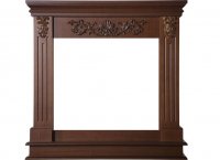 Портал Interflame Берта Люкс средний дуб под очаг Foton 23 LED FX