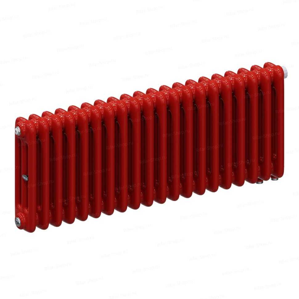 Стальной трубчатый радиатор Rifar Tubog 3037/30 нижнее подключение DV1 россо