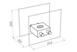 Настольный биокамин Lux Fire София S КН-0017S-02