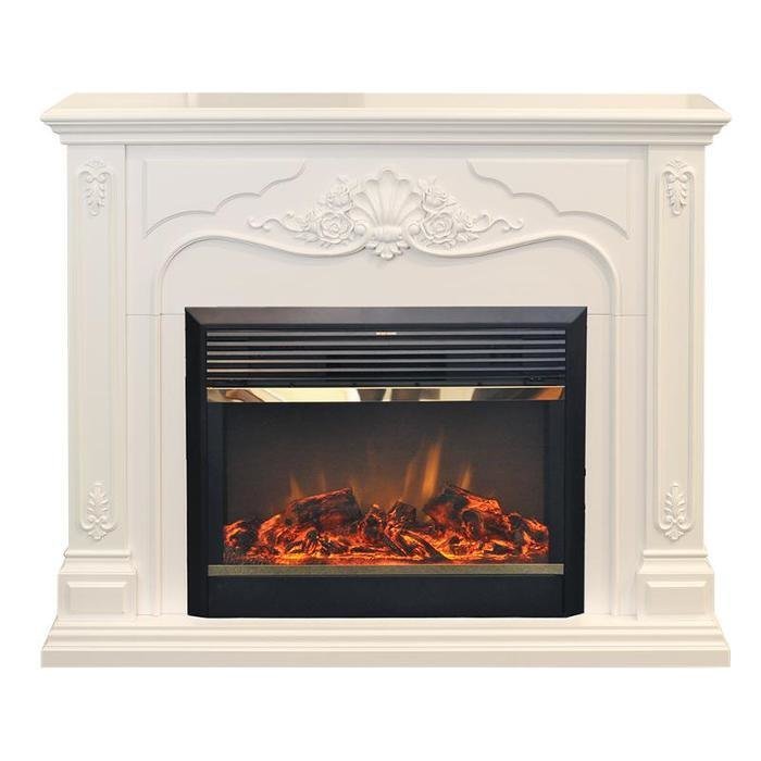 Каминокомплект RealFlame Victoria 26 WT с очагом MoonBlaze LUX Brass