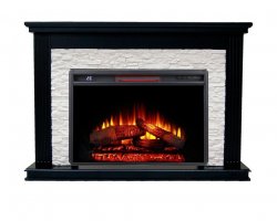 Каминокомплект Interflame Сиена сланец венге с очагом Foton 26 LED FX QZ