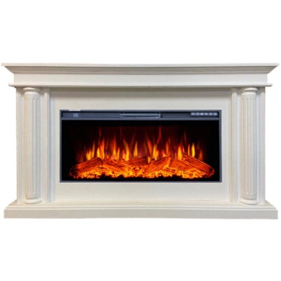 Каминокомплект Interflame Элеганс с очагом FreeSpace 40 LED FX QZ белый