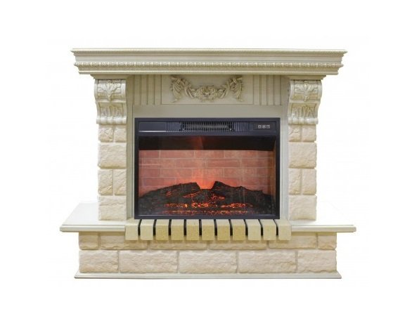 Каминокомплект RealFlame Gracia 25'5/24 WT с очагом Irvine 24