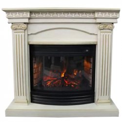 Каминокомплект Interflame Афина с очагом Panoramic 25 бежевый с зп