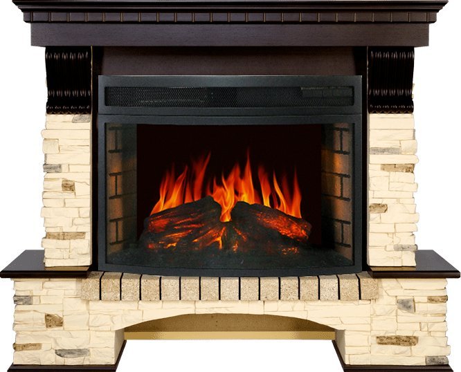 Каминокомплект Royal Flame Pierre Luxe сланец c очагом Dioramic 25 FX