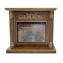 Каминокомплект Interflame Лорд темный дуб с очагом Foton 21-33 LED FX QZ