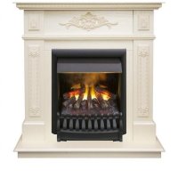 Каминокомплект RealFlame Lilian STD/EUG WT с очагом 3D Oregan