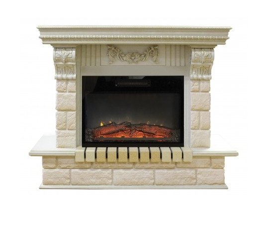 Каминокомплект RealFlame Gracia 25'5/24 WT с очагом Kendal 24