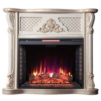 Каминокомплект Interflame Тауэр с очагом Antares 33 бежевый с зп