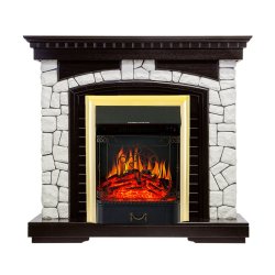 Каминокомплект Royal Flame Glasgow с очагом Majestic FX Brass