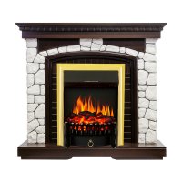 Каминокомплект Royal Flame Glasgow с очагом Majestic FX Brass