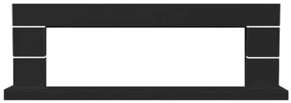 Портал Interflame Норд под очаг FreeSpace 60 LED FX QZ черный