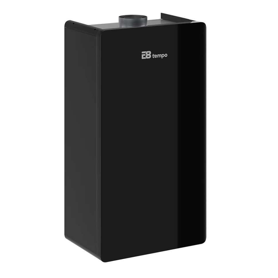 Настенный газовый котел E8 tempo GJA24W (черная стеклянная панель)