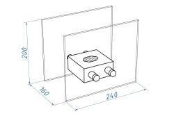 Настольный биокамин Lux Fire Токио S КН-0017S-03