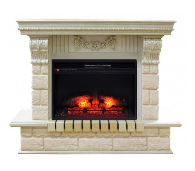 Каминокомплект RealFlame Gracia 25'5/24 WT с очагом Eridan 24