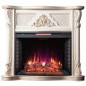 Каминокомплект Interflame Тауэр с очагом Antares 33 белый с зп