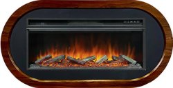Каминокомплект Royal Flame Ellipse с очагом Vision 42 LOG LED орех ноче