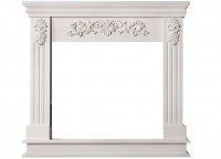 Портал Interflame Берта Люкс белый под очаг Foton 23 LED FX